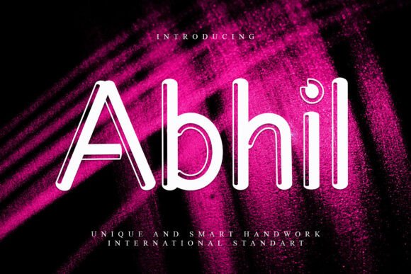 Abhil: The Script Font That Transforms Small Business Branding