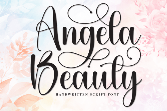 Angela Beauty Font: Elegant Script for Creative Projects