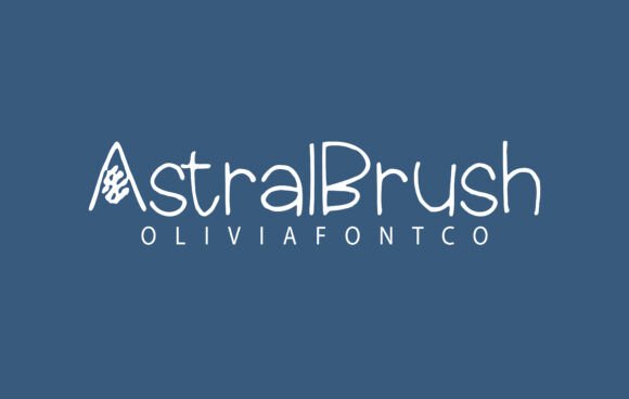 Astralbrush: A Handwritten Script Font for Campaign Design