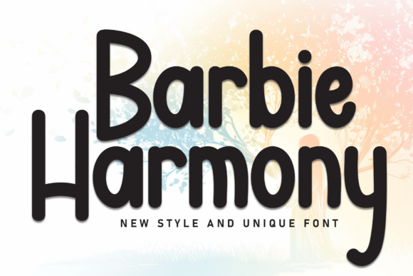 Barbie Harmony: A Playful Display Font
