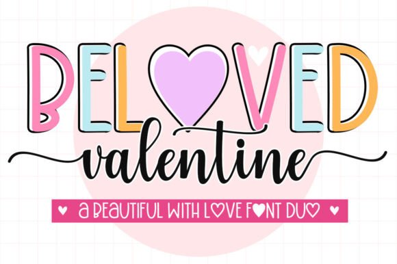 Beloved Valentine Duo: A Modern Script Font for Editorial Design and Brand Identity