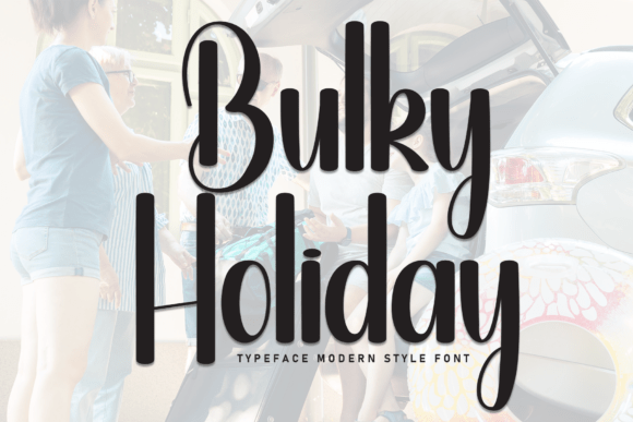 Bulky Holiday Font for Bold Branding