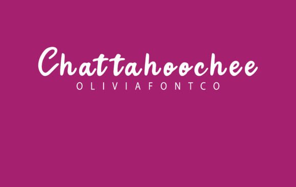 Chattahoochee: A Handwritten Font with Romantic Appeal for Makers