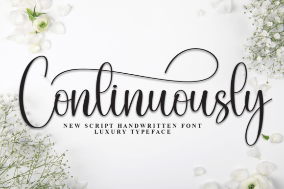 Continuously Font for Professional Branding