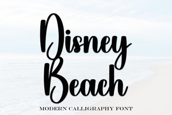 Disney Beach Font: A Whimsical Handwritten Typeface for Campaigns