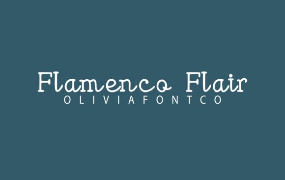 Flamenco Flair Font: The Handwritten Script for Crafters and Makers