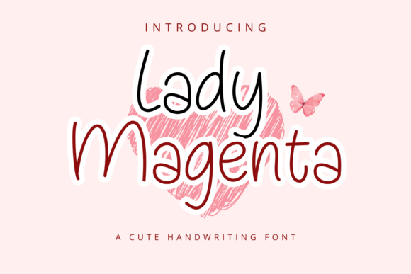 Lady Magenta: A Handwritten Font with Editorial Grace