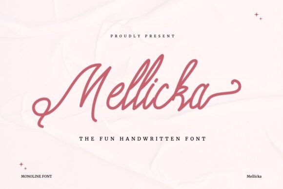 Mellicka Font Review: A Handwritten Script for Brand Design