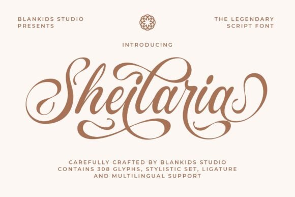Sheilaria: A Script Font That Makes Your Small Business Brand Instantly Recognizable