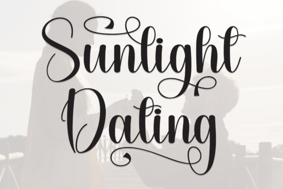 Sunlight Dating Font