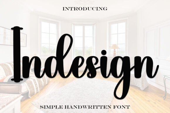 Testing Indesign: A Handwritten Font for Digital Branding