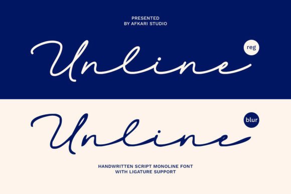 Unline: A Handwritten Script Font That Feels Right at Home on the Web