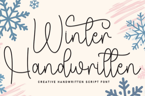 Winter Handwritten: A Genial Display Font for Editorial Warmth