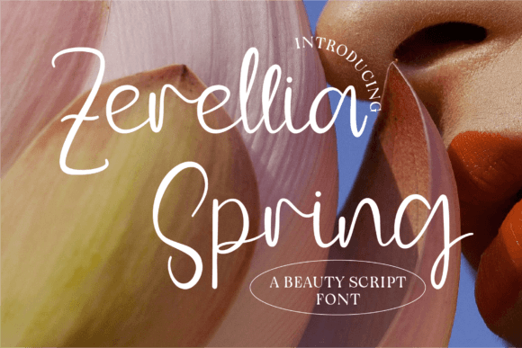 Zerellia Spring: A Fresh Script Font for Marketers